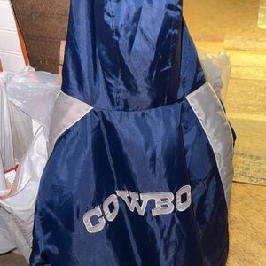 NFL Navy and Silver Cowboys Puffer Jacket